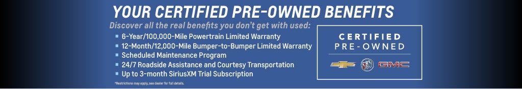 your certified pre-owned benefits