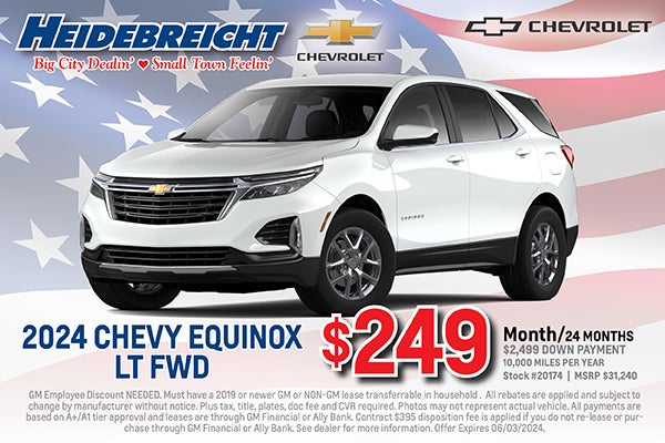 May Equinox Lease Special