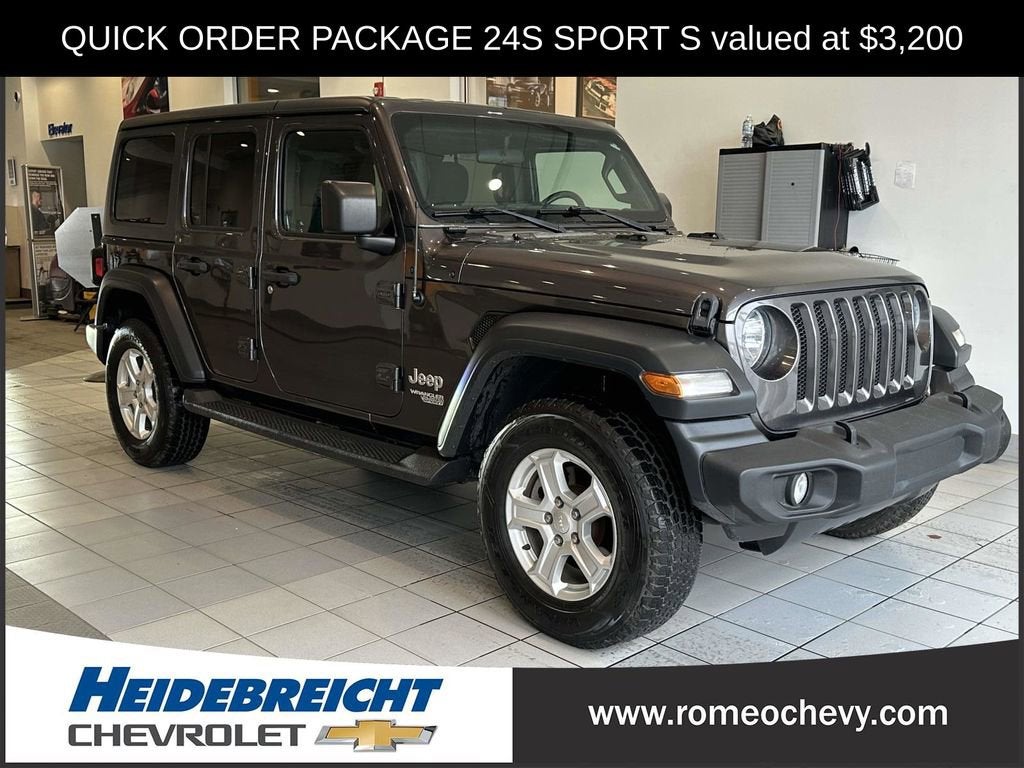 2019 Jeep Wrangler Unlimited Sport S 4x4
