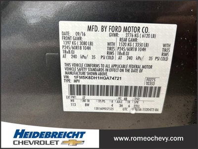 2017 Ford Explorer XLT