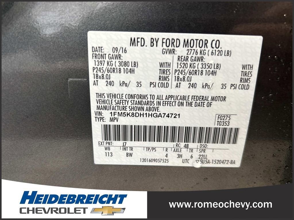 2017 Ford Explorer XLT