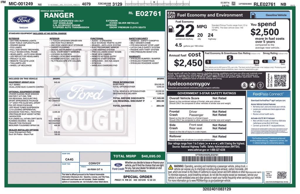 2024 Ford Ranger XLT