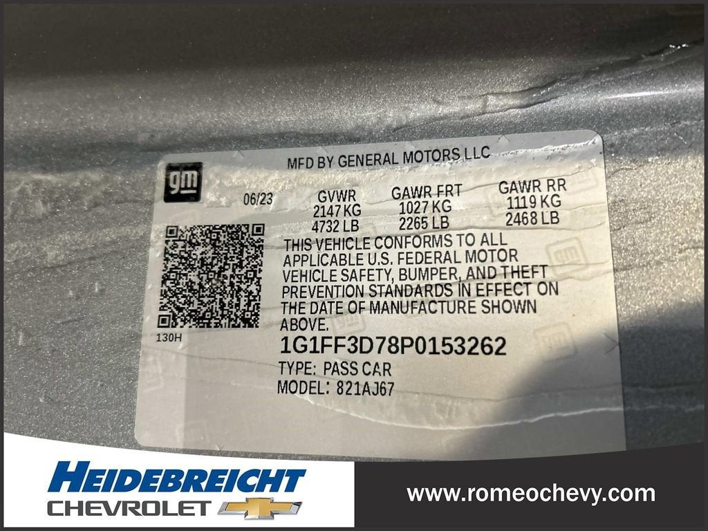 2023 Chevrolet Camaro 1SS