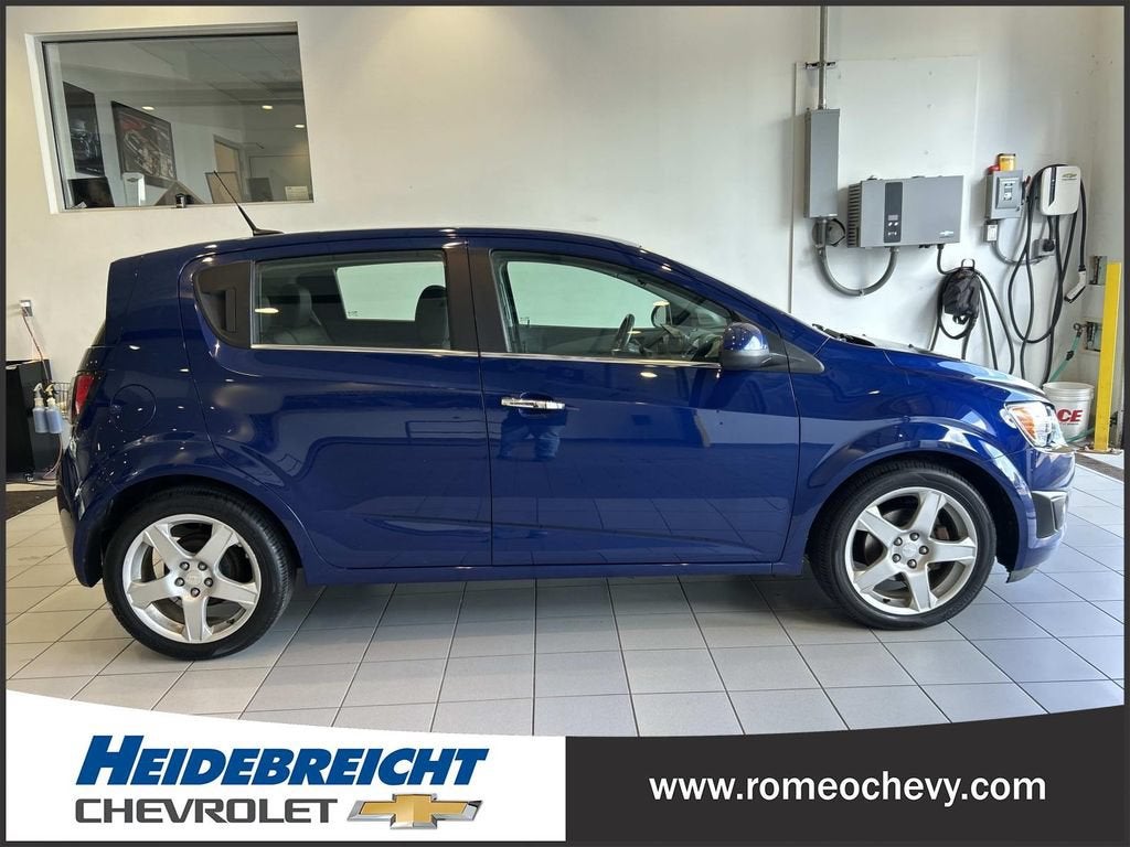 Used 2014 Chevrolet Sonic LTZ with VIN 1G1JE6SB0E4185781 for sale in Washington, MI