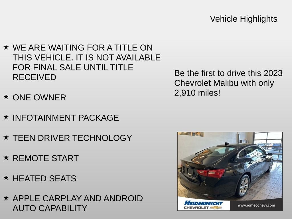 2023 Chevrolet Malibu LT