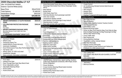 2020 Chevrolet Malibu LT