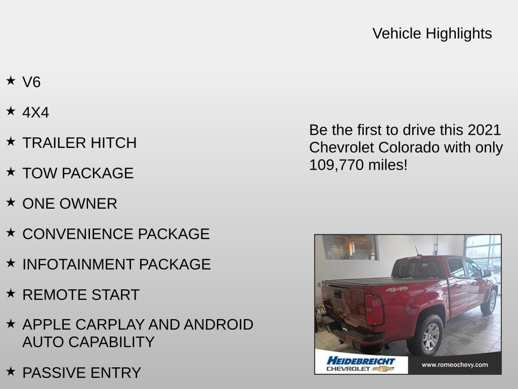 2021 Chevrolet Colorado LT