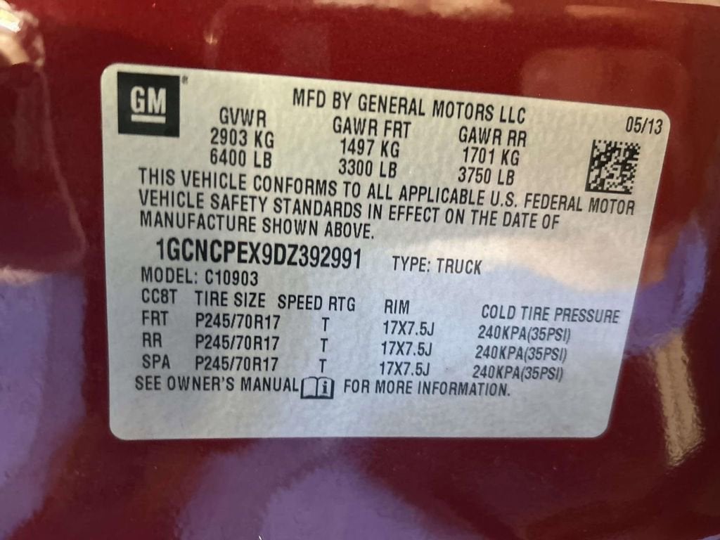 2013 Chevrolet Silverado 1500 Work Truck