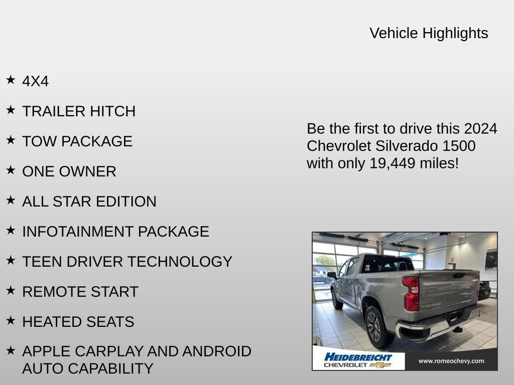 2024 Chevrolet Silverado 1500 LT (2FL)