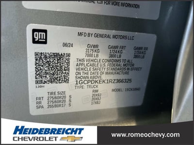 2024 Chevrolet Silverado 1500 LT (2FL)