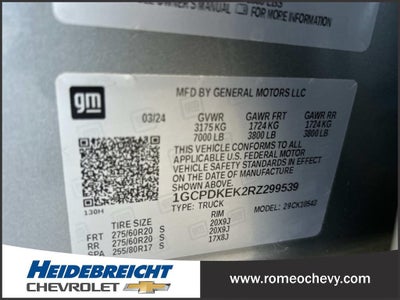 2024 Chevrolet Silverado 1500 LT (2FL)