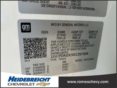 2024 Chevrolet Silverado 1500 LT (2FL)
