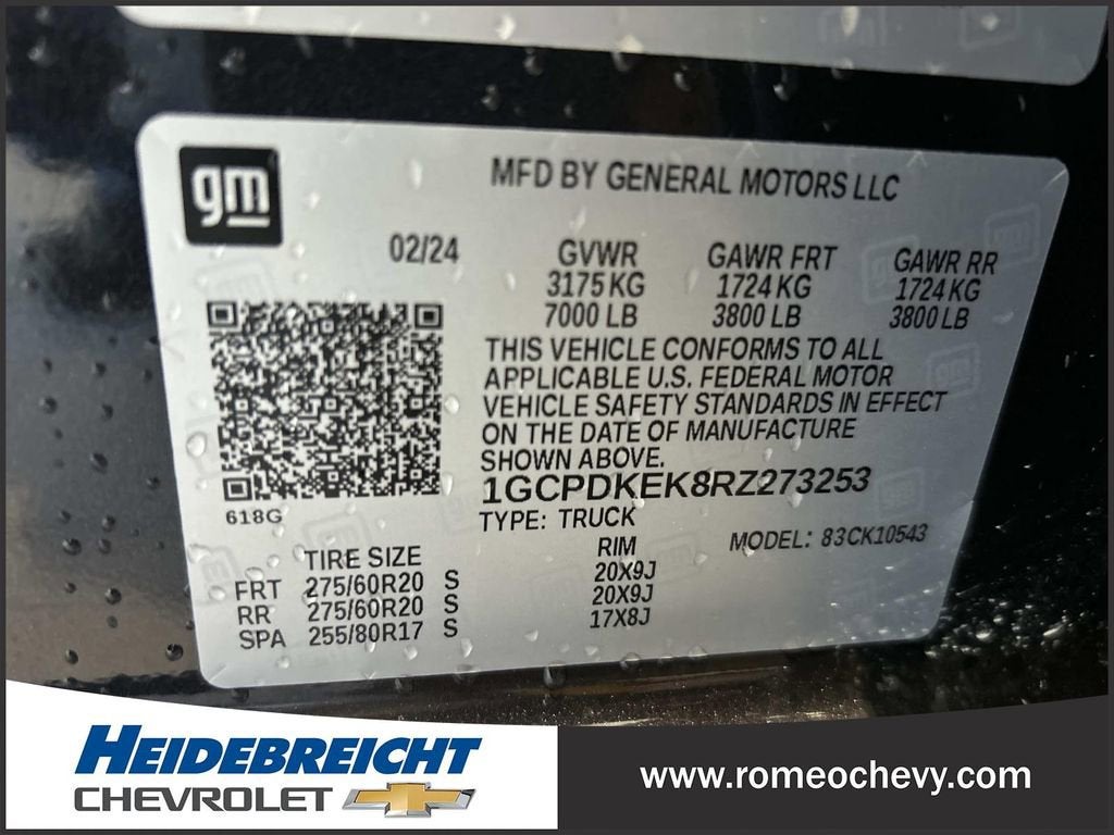 2024 Chevrolet Silverado 1500 LT (2FL)