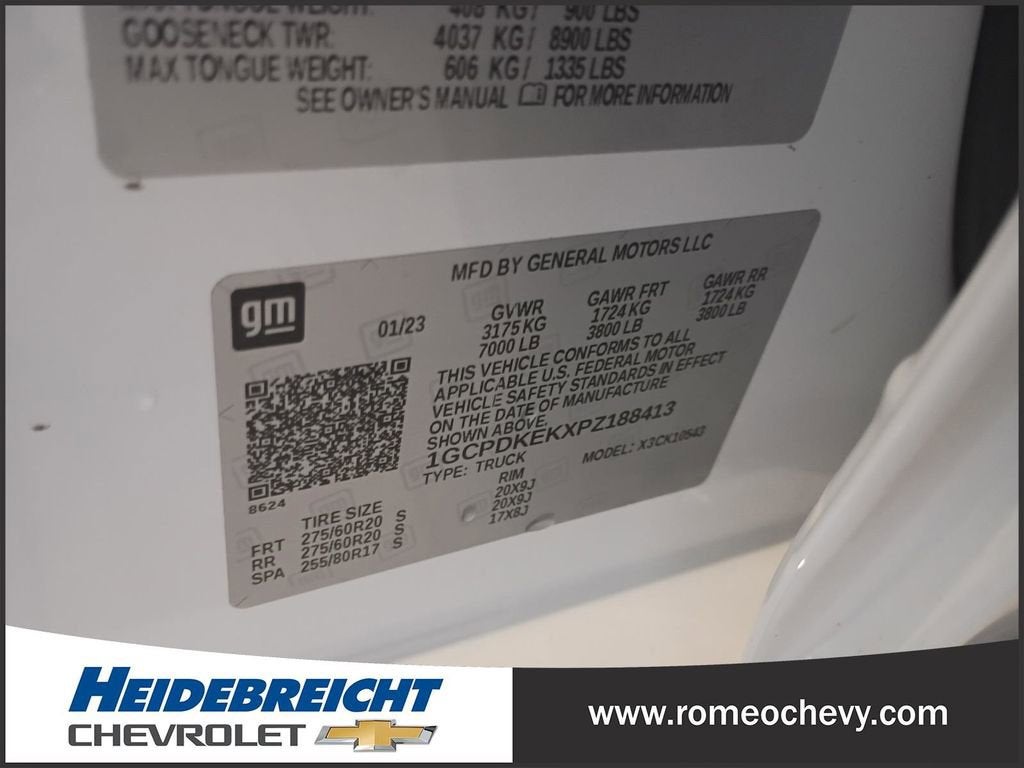 2023 Chevrolet Silverado 1500 LT (2FL)