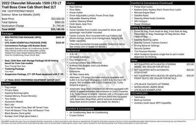 2022 Chevrolet Silverado 1500 LTD LT Trail Boss