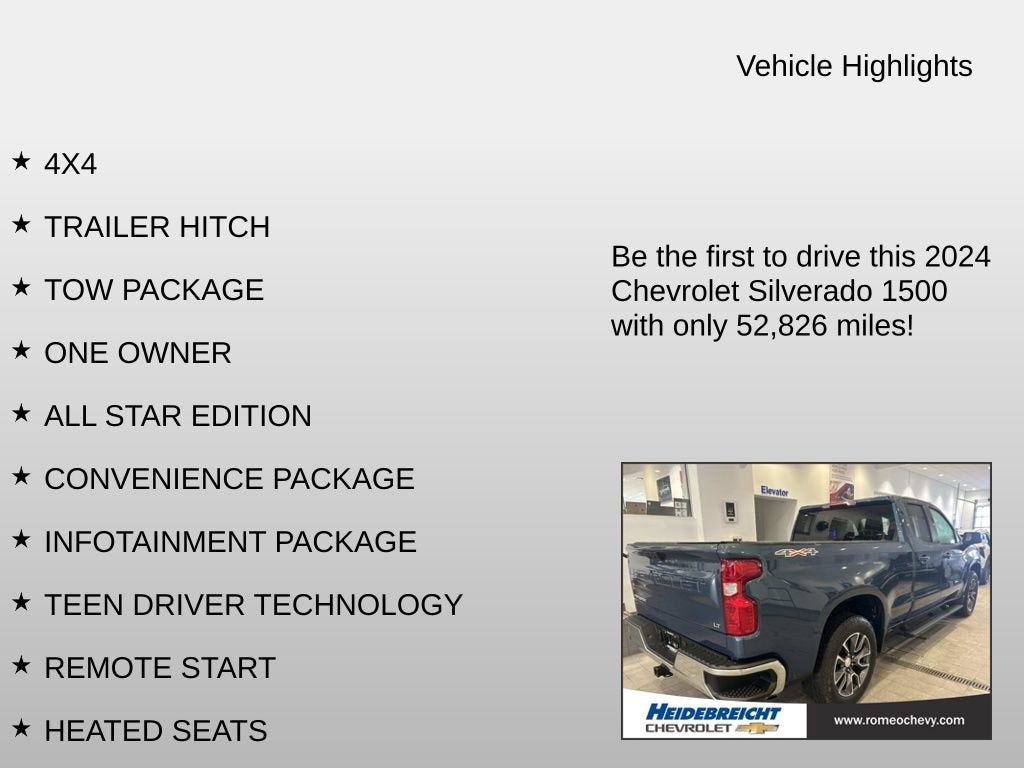 2024 Chevrolet Silverado 1500 LT (2FL)