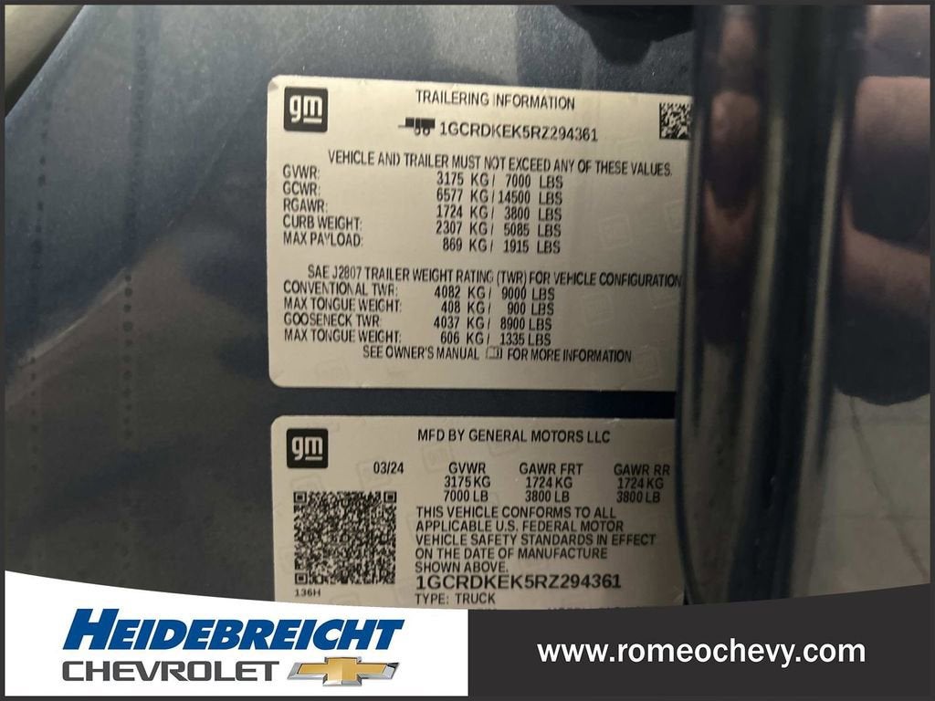 2024 Chevrolet Silverado 1500 LT (2FL)