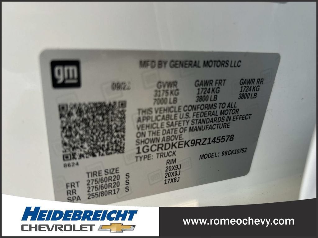 2024 Chevrolet Silverado 1500 LT (2FL)