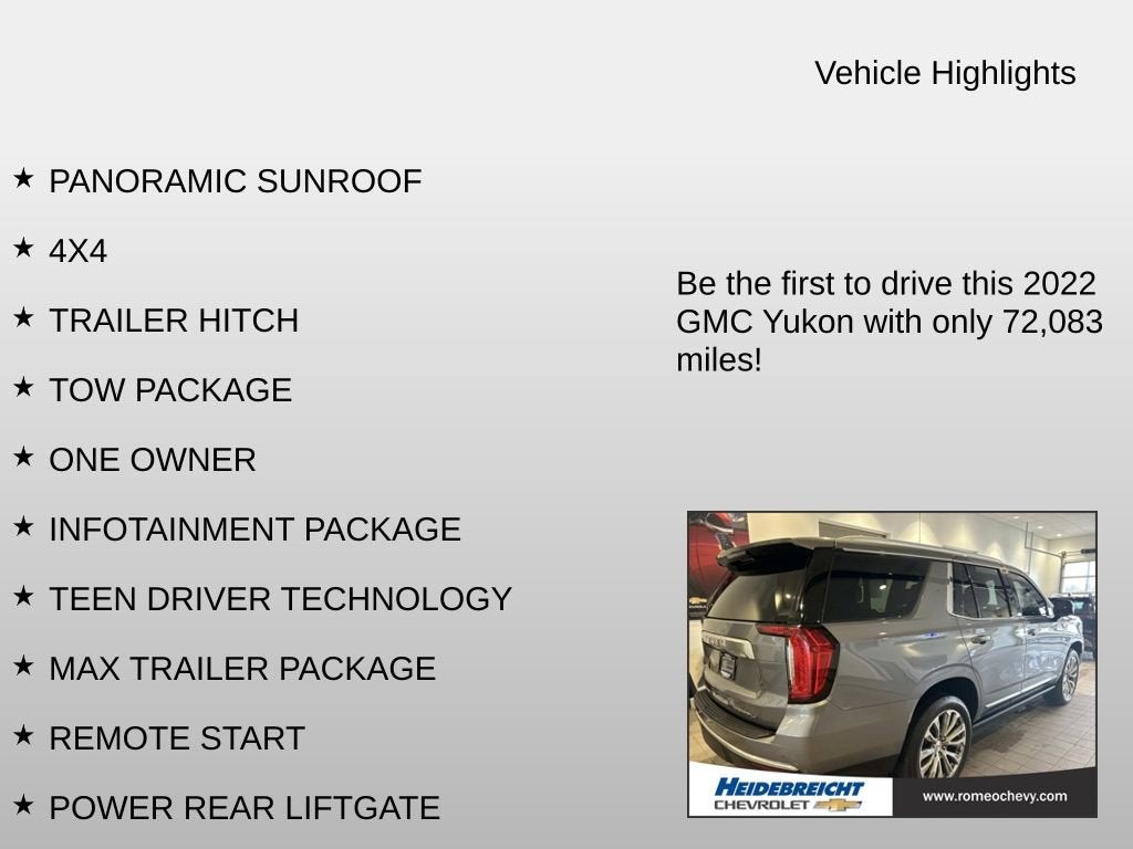 2022 GMC Yukon Denali