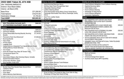 2022 GMC Yukon XL AT4