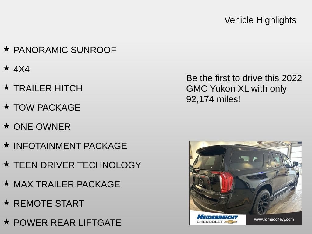 2022 GMC Yukon XL AT4