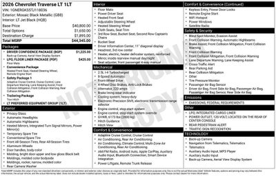 2026 Chevrolet Traverse LT
