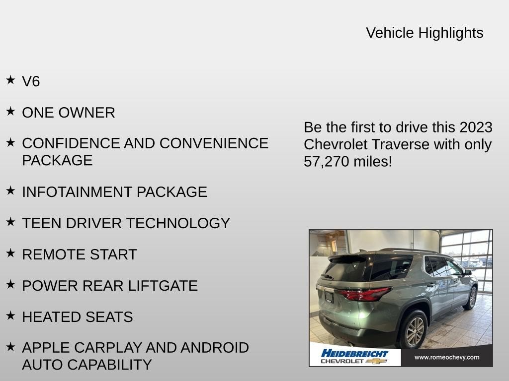 2023 Chevrolet Traverse LT Cloth