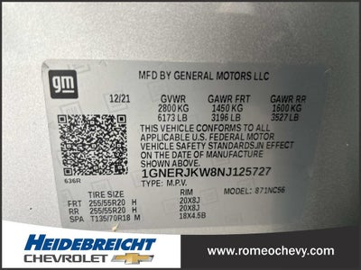 2022 Chevrolet Traverse RS