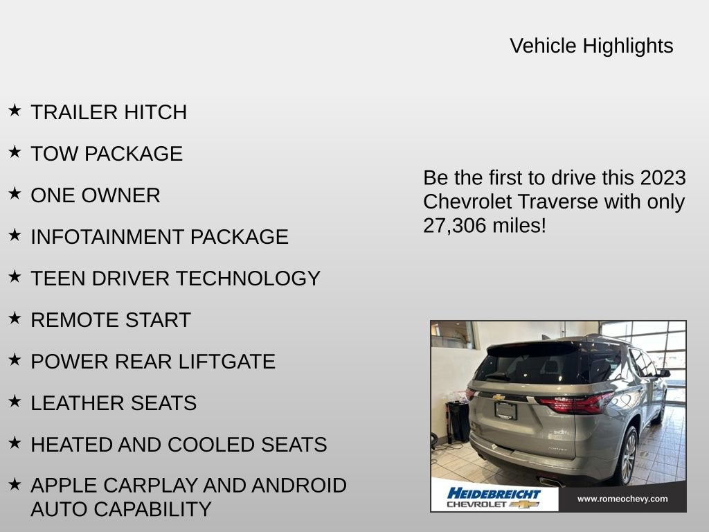 2023 Chevrolet Traverse Premier
