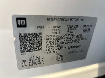 2024 Chevrolet Traverse RS