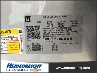 2017 Chevrolet Traverse LT