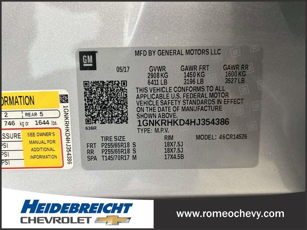 2017 Chevrolet Traverse LT