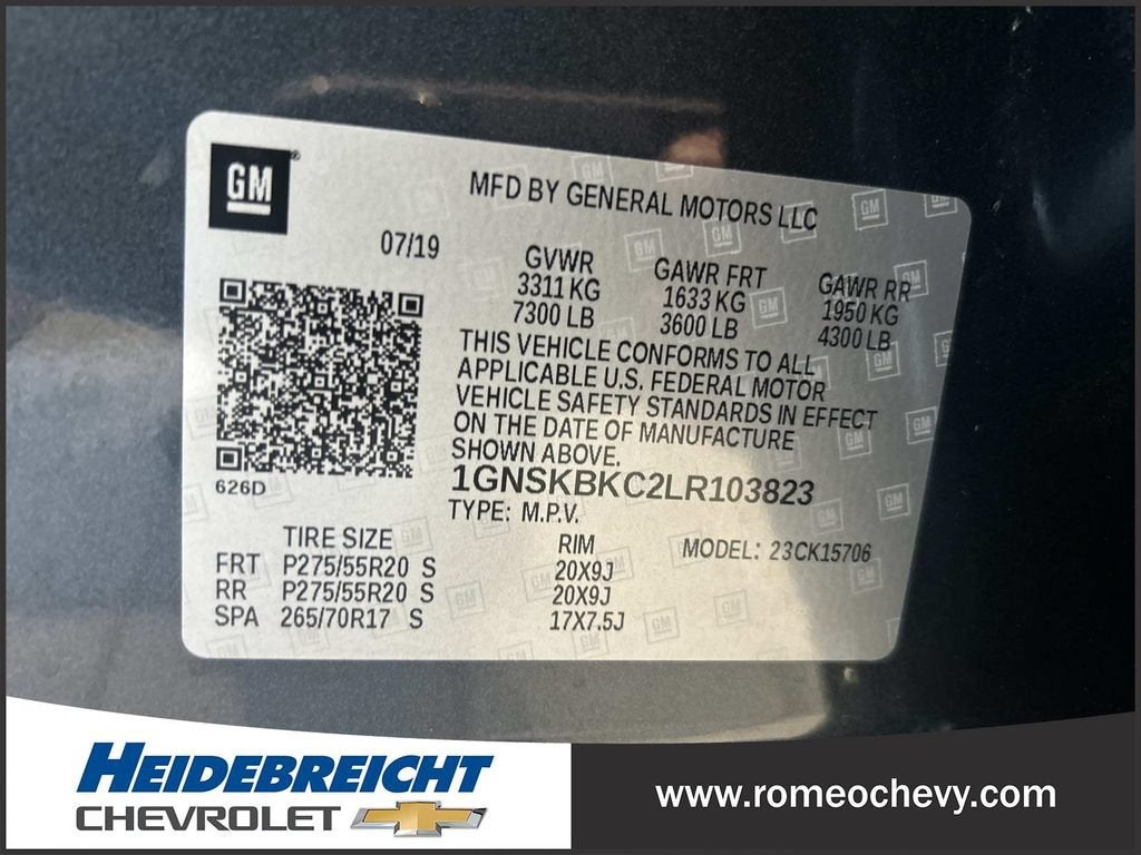 2020 Chevrolet Tahoe LT