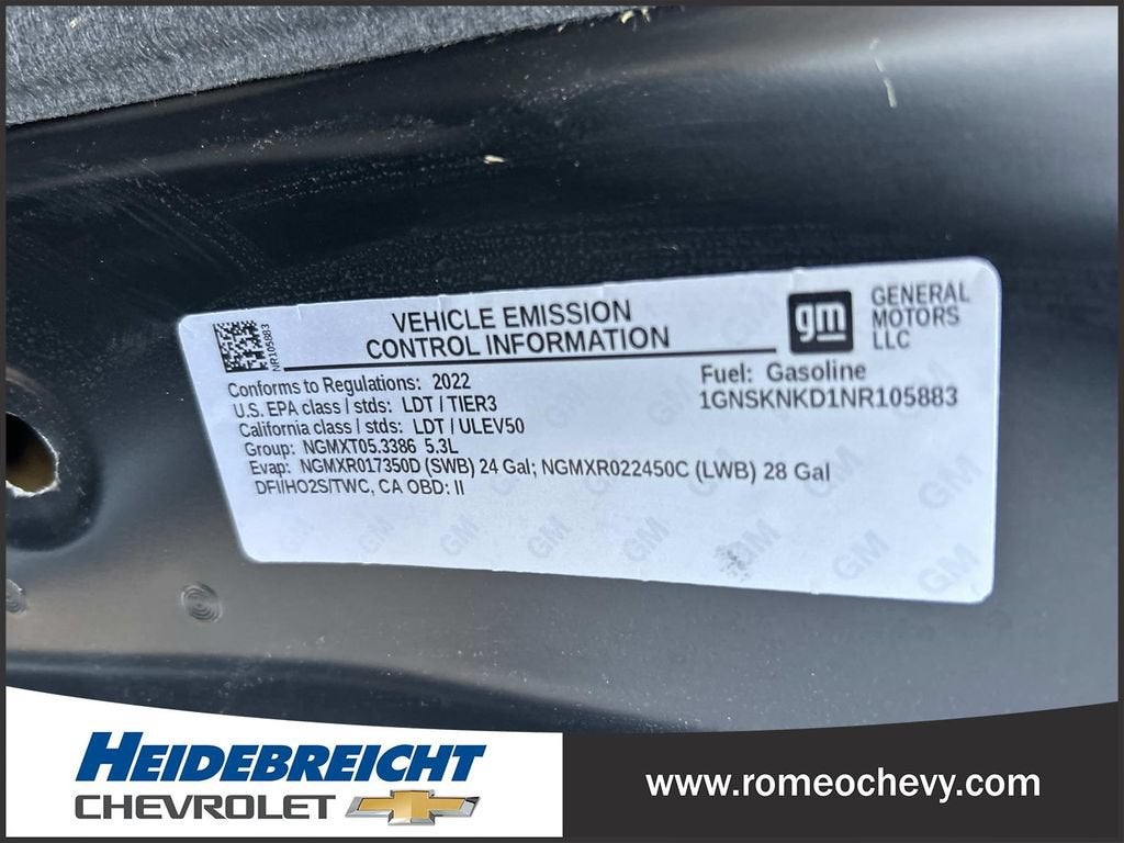 2022 Chevrolet Tahoe LT