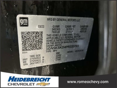 2023 Chevrolet Tahoe Premier