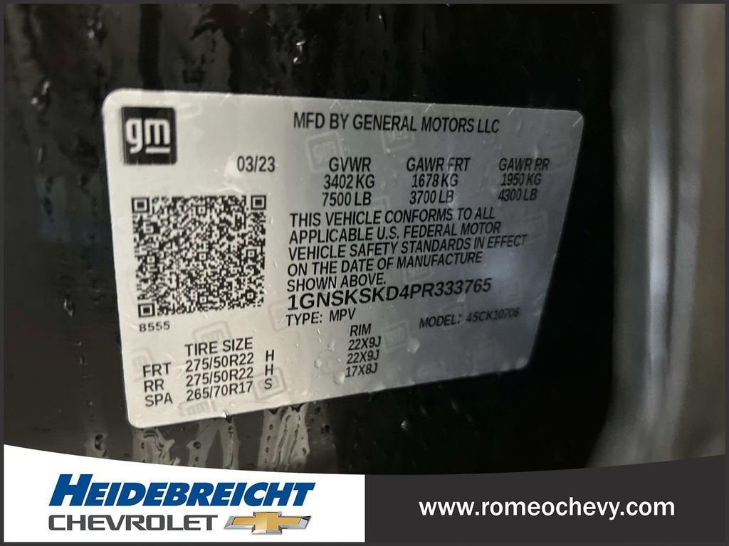 2023 Chevrolet Tahoe Premier