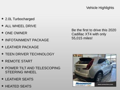2020 Cadillac XT4 Premium Luxury