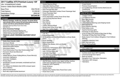 2017 Cadillac XT5 Premium Luxury AWD