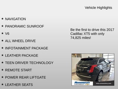 2017 Cadillac XT5 Premium Luxury AWD