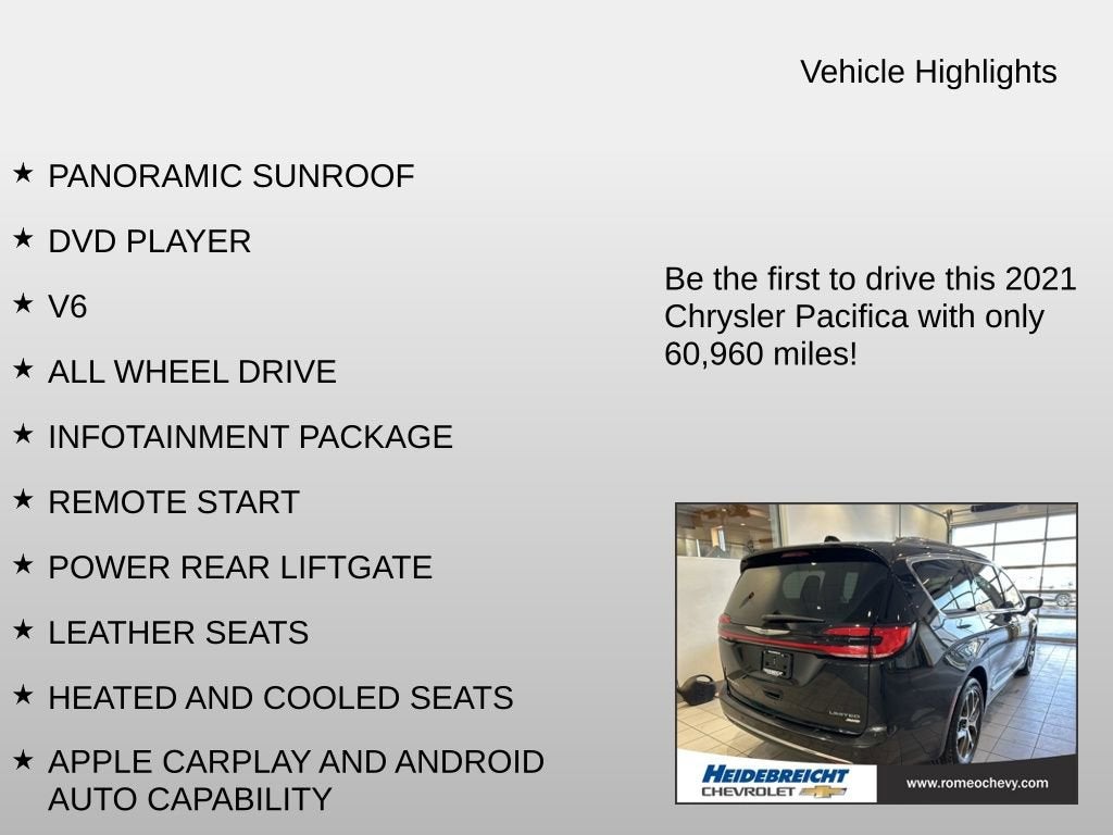 2021 Chrysler Pacifica Limited