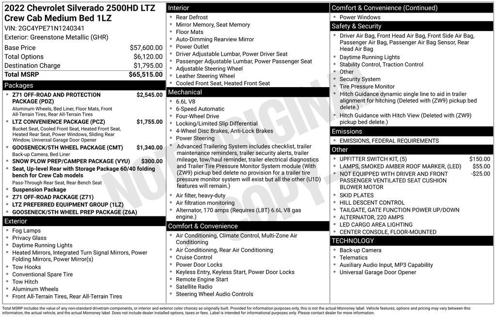 2022 Chevrolet Silverado 2500 HD LTZ