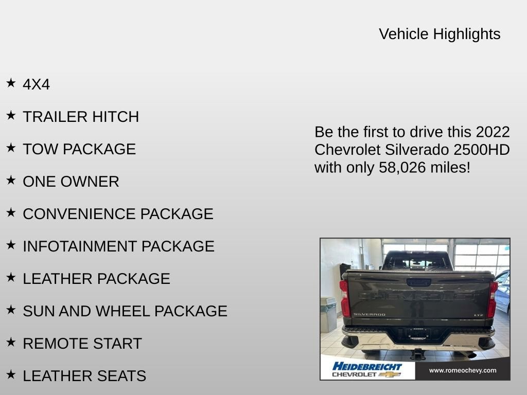 2022 Chevrolet Silverado 2500 HD LTZ