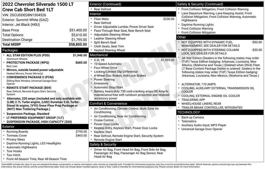 2022 Chevrolet Silverado 1500 LT