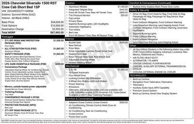 2026 Chevrolet Silverado 1500 RST