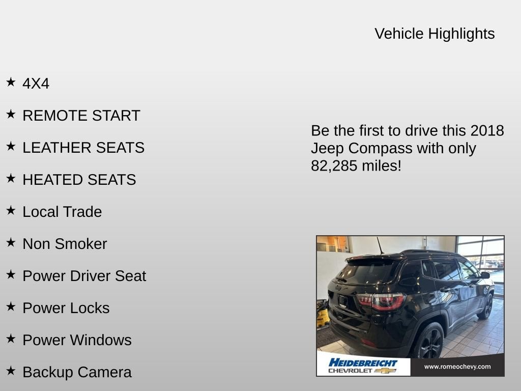 2018 Jeep Compass Altitude 4x4