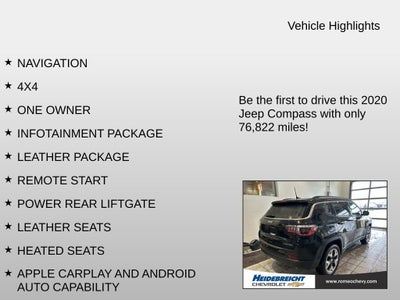 2020 Jeep Compass Limited 4X4