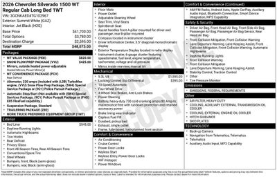 2026 Chevrolet Silverado 1500 WT