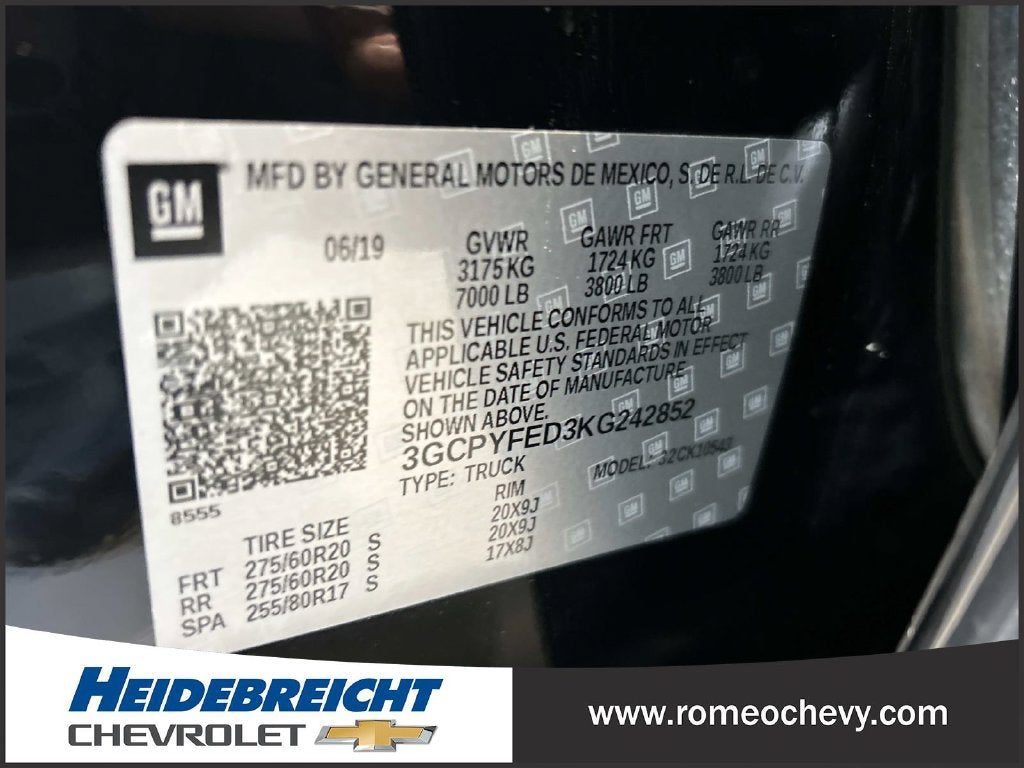 2019 Chevrolet Silverado 1500 LT Trail Boss