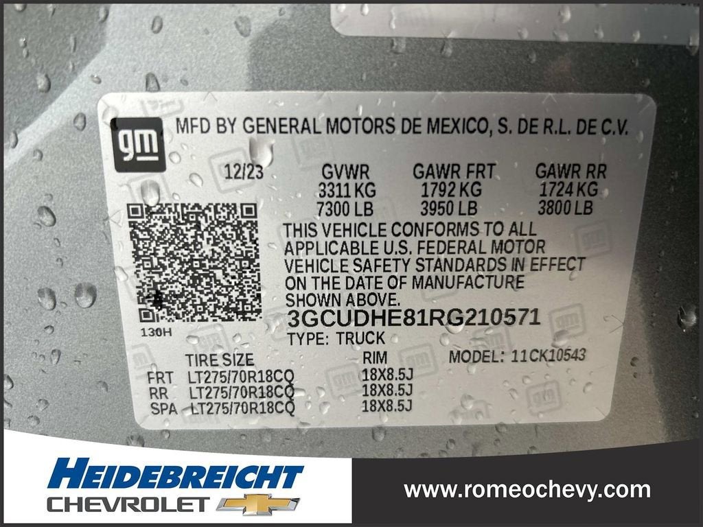 2024 Chevrolet Silverado 1500 ZR2