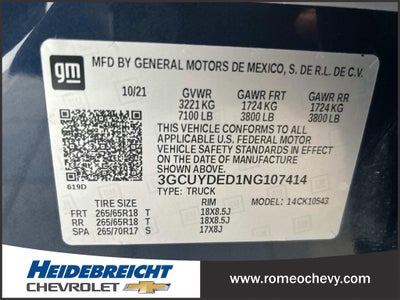 2022 Chevrolet Silverado 1500 LTD LT